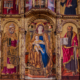 Foto de pinturas da catedral de santo agostinho na Itália